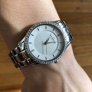 Women's Skagen 347SXX Stainless Steel & Crystal Watch